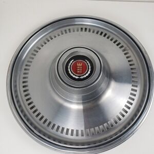 Vintage Ford Mercury Hubcap 15 Inch Wheel Cover 76 Slot Red Center 74-76 Torino